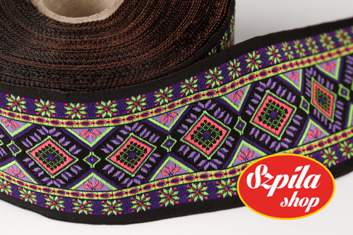taśma żakardowa szeroka SzpilaShop