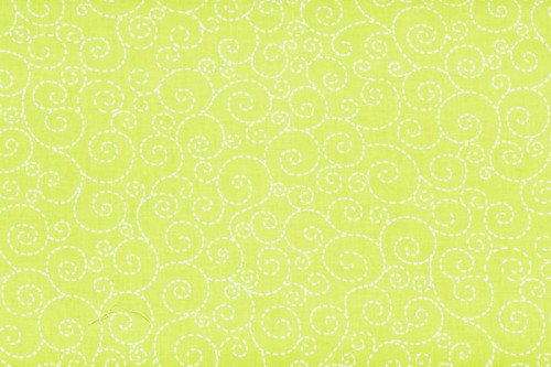 Stitched Swirls Green