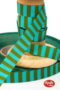 pasy turkusowo zielone 