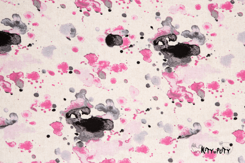 Len z viskozą KotyNaPłoty tkanina odzieżowa