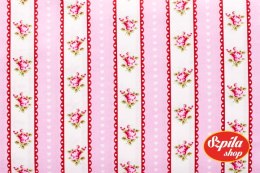 Pink Valentine Rose - Valentine Ticking by Tanya Whelan