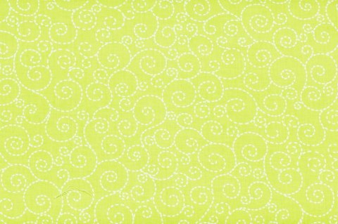 Stitched Swirls Green