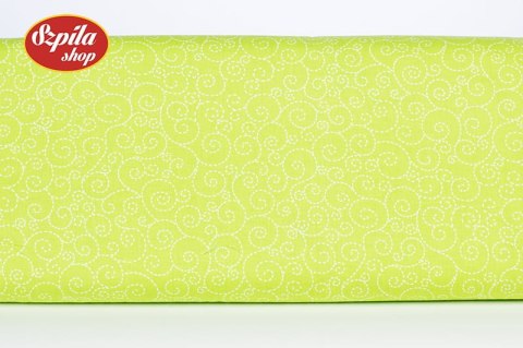 Stitched Swirls Green