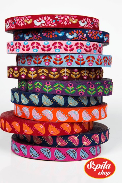 Tasiemka Helga Pink/Orange