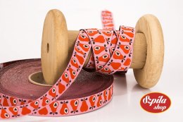 Tasiemka Simply Pears Red Hamburger Liebe