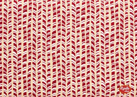 Wonderland Peppermint Sticks Nutmeg by David Walker