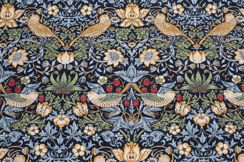 Strawberry Thief Navy Morris&Co