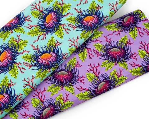 Tula Pink Friends & Anemones Ultraviolet